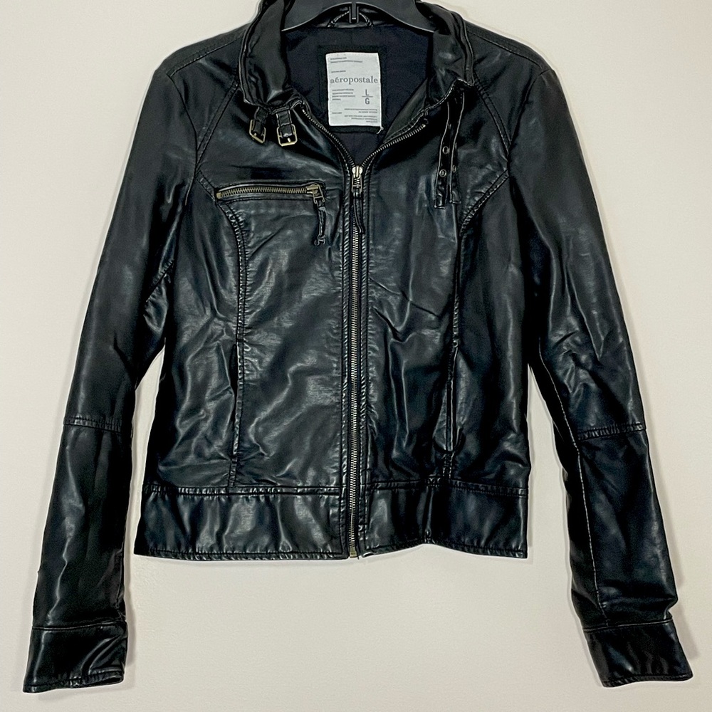 Faux leather jacket from Aero, size Large (fits like a medium)